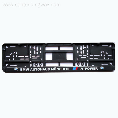 Customed License plate frame with color printed logo